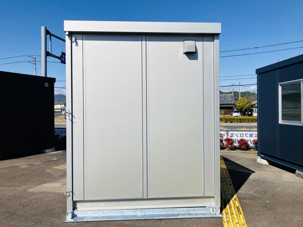 高知県土佐店/展示場の新棟ユニットハウス・プレハブ・コンテナハウス38MSL(2.43坪)の本体の外観