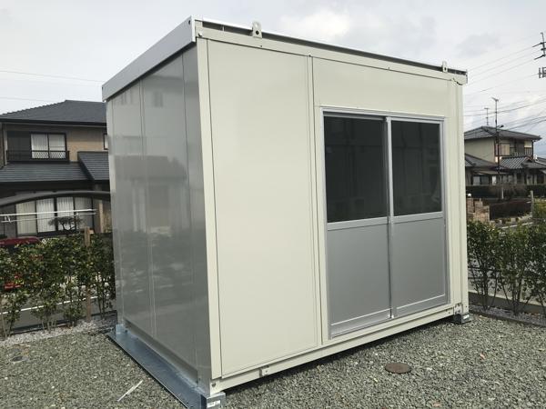 熊本県熊本出張所/熊本菊陽総合展示場の中古ユニットハウス・プレハブ・コンテナハウスCT-32J(2.16坪)の本体の外観