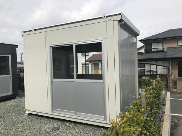 熊本県熊本出張所/熊本菊陽総合展示場の中古ユニットハウス・プレハブ・コンテナハウスCT-32J(2.16坪)の本体の外観