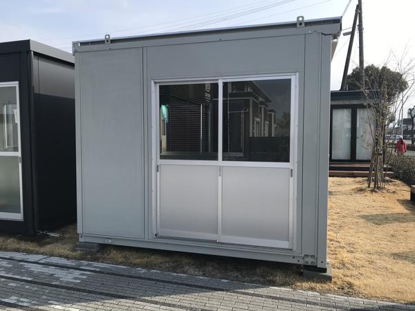 熊本県熊本出張所/熊本菊陽総合展示場の中古ユニットハウス・プレハブ・コンテナハウスCT-32J(2.16坪)の本体の外観