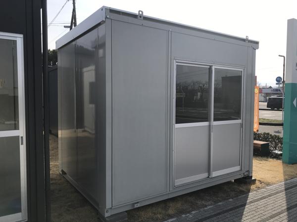 熊本県熊本出張所/熊本菊陽総合展示場の中古ユニットハウス・プレハブ・コンテナハウスCT-32J(2.16坪)の本体の外観