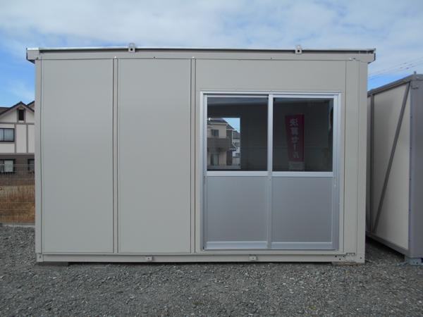 福島県いわき四倉店/展示場の中古ユニットハウス・プレハブ・コンテナハウスCT-41J(2.83坪)の本体の外観