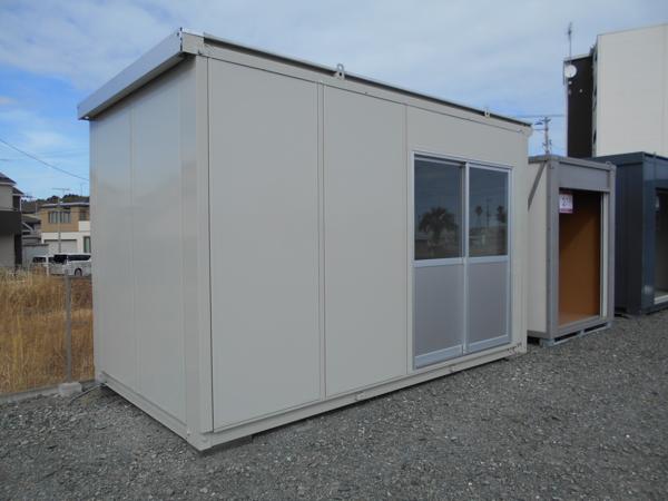 福島県いわき四倉店/展示場の中古ユニットハウス・プレハブ・コンテナハウスCT-41J(2.83坪)の本体の外観