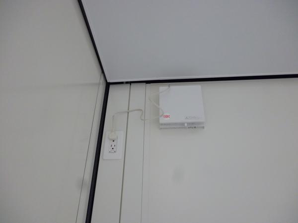 東京都日野店/展示場の新棟ユニットハウス・プレハブ・コンテナハウス47MSL(3.02坪)の各設備の給気口