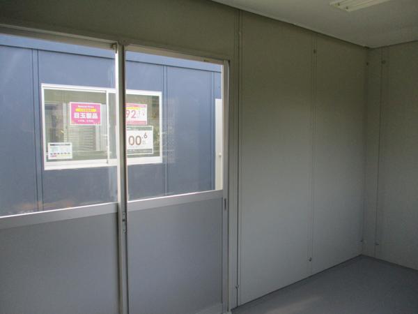 福岡県久留米店/展示場の中古ユニットハウス・プレハブ・コンテナハウスCT-41J(2.83坪)の本体の内観