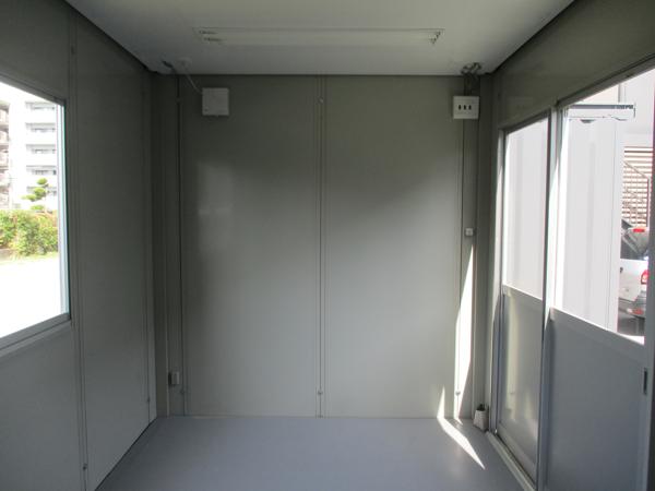 福岡県久留米店/展示場の中古ユニットハウス・プレハブ・コンテナハウスCT-41J(2.83坪)の本体の内観