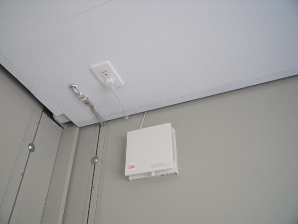 埼玉県花園インター店/展示場の中古ユニットハウス・プレハブ・コンテナハウスCT-32J(2.16坪)の各設備の換気扇