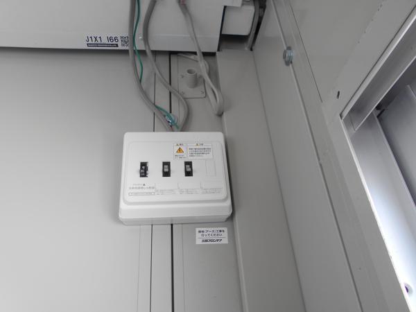 福島県福島店/展示場の中古ユニットハウス・プレハブ・コンテナハウスCT-41J(2.83坪)の各設備の分電盤