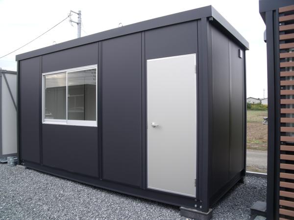 埼玉県花園インター店/展示場の新棟ユニットハウス・プレハブ・コンテナハウス47MSL(3.02坪)の本体の外観