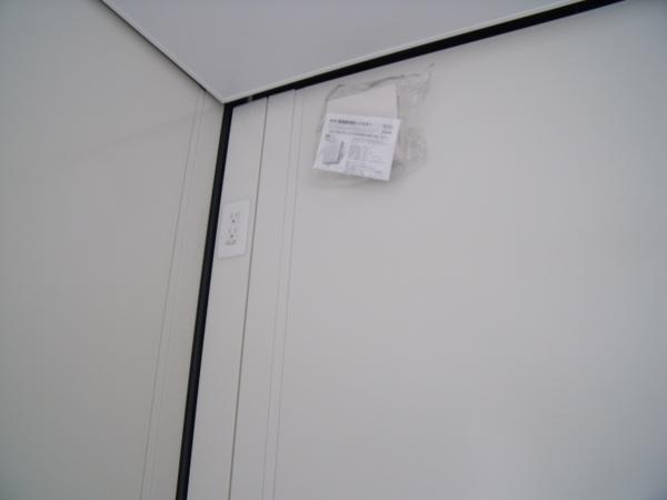 埼玉県花園インター店/展示場の新棟ユニットハウス・プレハブ・コンテナハウス47MSL(3.02坪)の各設備の給気口