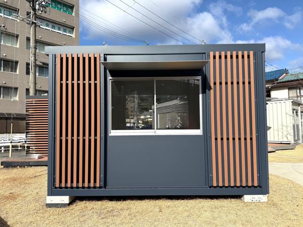 兵庫県相生店/展示場の新棟ユニットハウス・プレハブ・コンテナハウス38MSL(2.59坪)の本体の外観