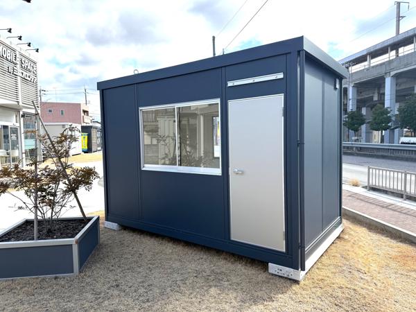 兵庫県相生店/展示場の新棟ユニットハウス・プレハブ・コンテナハウス38MSL(2.59坪)の本体の外観