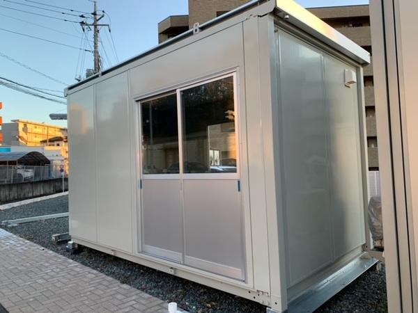 栃木県宇都宮戸祭店/展示場の中古ユニットハウス・プレハブ・コンテナハウスCT-41J(2.83坪)の本体の外観
