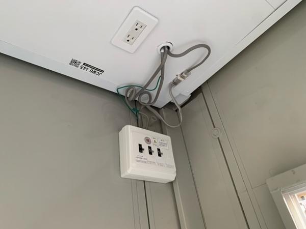 栃木県宇都宮戸祭店/展示場の中古ユニットハウス・プレハブ・コンテナハウスCT-41J(2.83坪)の各設備の分電盤