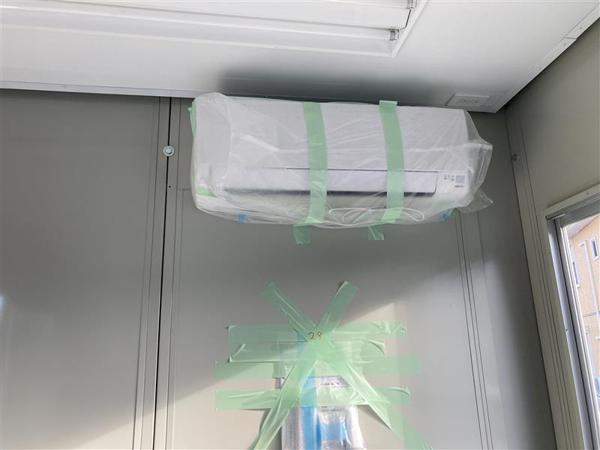 群馬県高崎出張所/総合展示場の中古ユニットハウス・プレハブ・コンテナハウスCT-32J(2.16坪)の各設備のエアコン