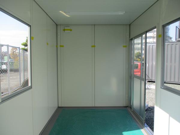 福岡県久留米店/展示場の新棟ユニットハウス・プレハブ・コンテナハウス47MSL(3.02坪)の本体の内観