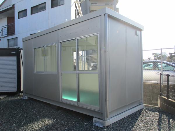 福岡県久留米店/展示場の新棟ユニットハウス・プレハブ・コンテナハウス47MSL(3.02坪)の本体の外観