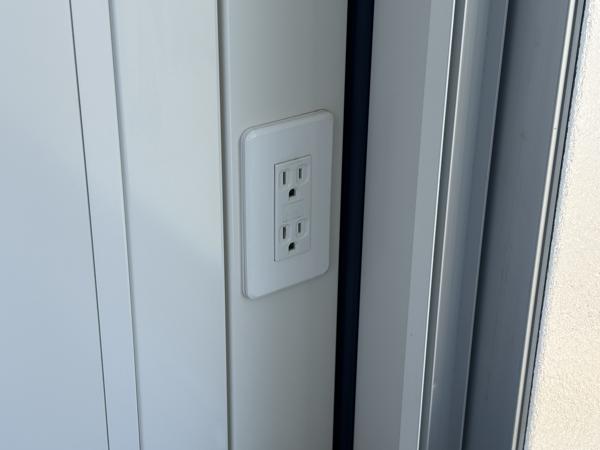 茨城県小美玉店/展示場の新棟ユニットハウス・プレハブ・コンテナハウス38MSL(2.43坪)の各設備のコンセント