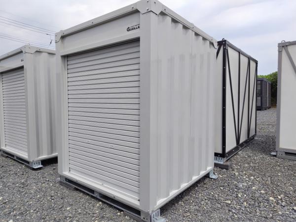 茨城県小美玉店/展示場の新棟ユニットハウス・プレハブ・コンテナハウスGORILLA(0.94坪)の本体の外観