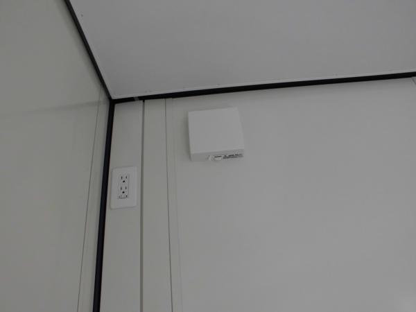 鹿児島県鹿児島出張所/展示場の新棟ユニットハウス・プレハブ・コンテナハウス38MSL(2.43坪)の各設備の給気口