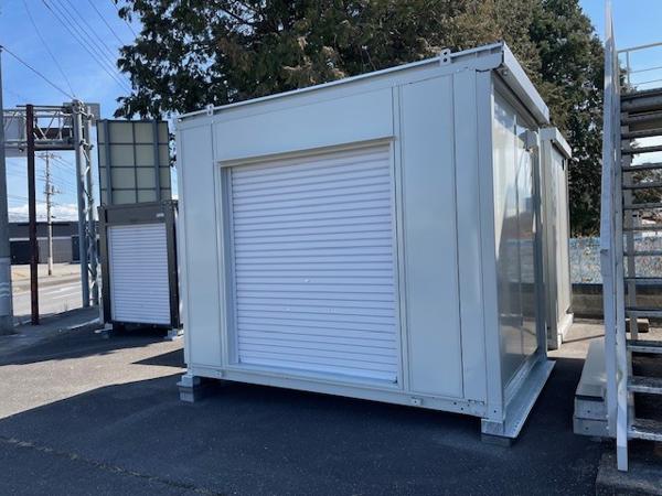 栃木県鹿沼店/展示場の中古ユニットハウス・プレハブ・コンテナハウスCT-32J(2.16坪)の本体の外観