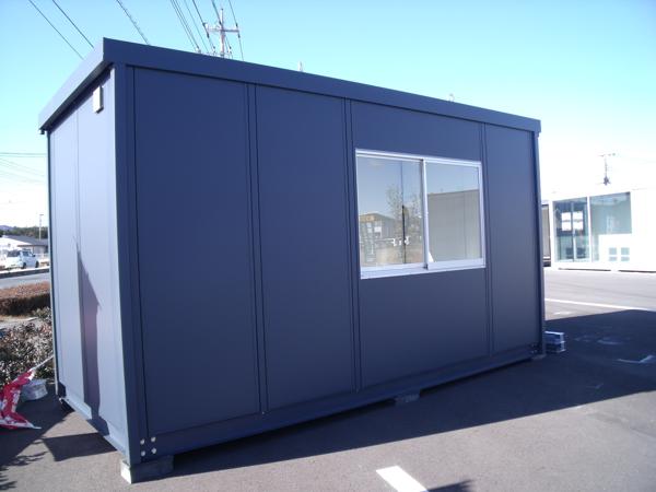 埼玉県花園インター店/展示場の新棟ユニットハウス・プレハブ・コンテナハウス47MSL(3.02坪)の本体の外観