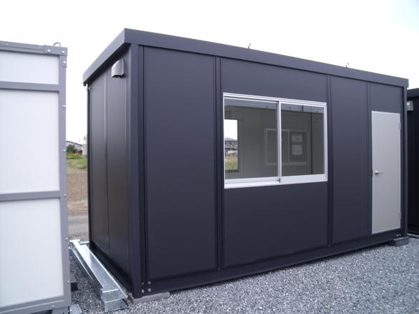 埼玉県花園インター店/展示場の新棟ユニットハウス・プレハブ・コンテナハウス47MSL(3.02坪)の本体の外観