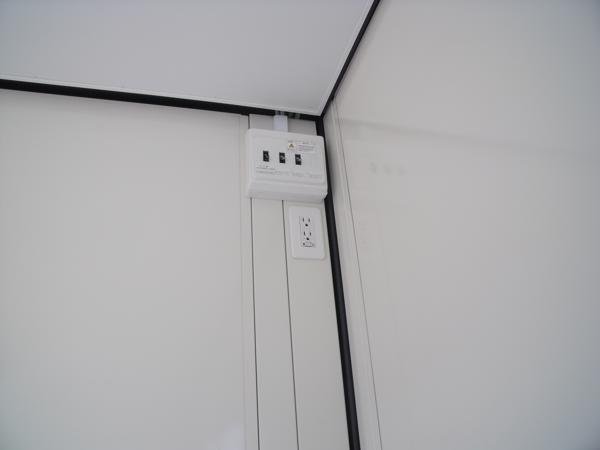 埼玉県花園インター店/展示場の新棟ユニットハウス・プレハブ・コンテナハウス38MSL(2.43坪)の各設備の分電盤