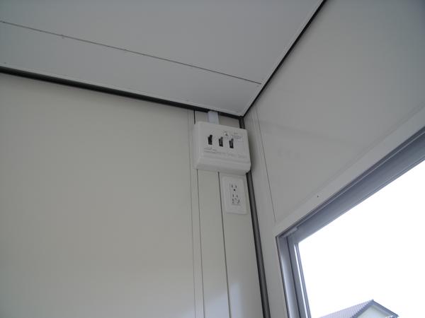 埼玉県花園インター店/展示場の新棟ユニットハウス・プレハブ・コンテナハウス29MSL(1.84坪)の各設備の分電盤