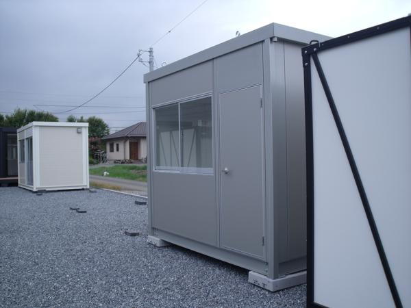 埼玉県花園インター店/展示場の新棟ユニットハウス・プレハブ・コンテナハウス29MSL(1.84坪)の本体の外観