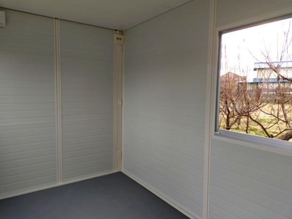 岩手県盛岡営業所/総合展示場の新棟ユニットハウス・プレハブ・コンテナハウス3MSD(2.40坪)の本体の内観