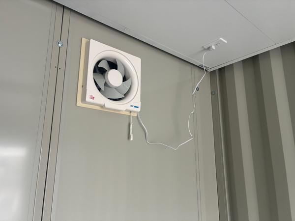 岩手県宮古店/展示場の中古ユニットハウス・プレハブ・コンテナハウスCT-41JG(2.83坪)の各設備の換気扇