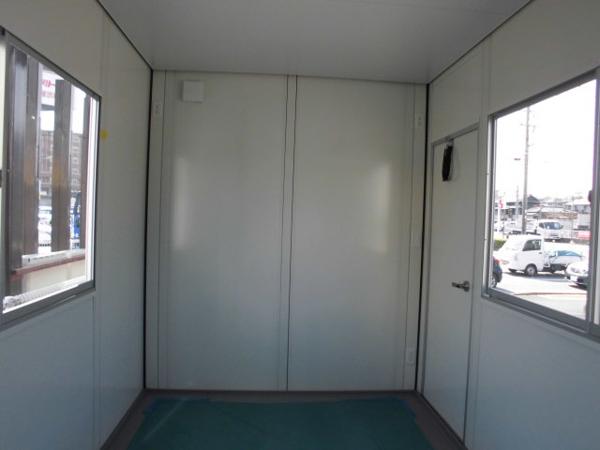 福岡県太宰府店/展示場の新棟ユニットハウス・プレハブ・コンテナハウス38MSL(2.43坪)の本体の内観