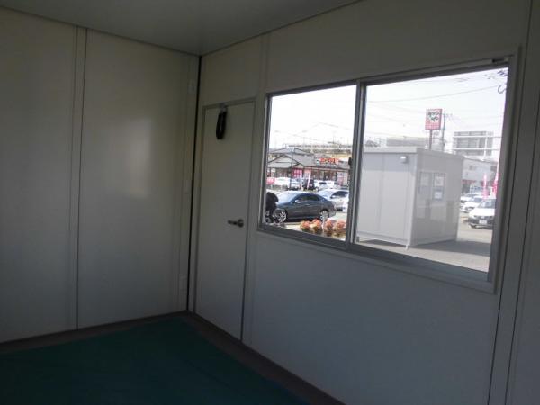 福岡県太宰府店/展示場の新棟ユニットハウス・プレハブ・コンテナハウス38MSL(2.43坪)の本体の内観