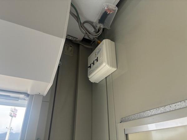 岩手県宮古店/展示場の中古ユニットハウス・プレハブ・コンテナハウスCT-32J(2.16坪)の各設備の分電盤