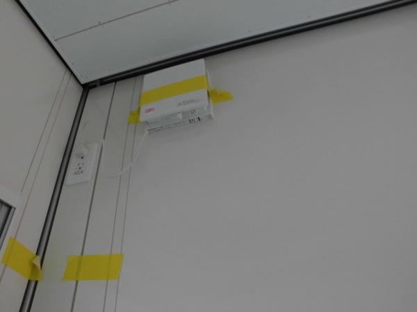 福岡県太宰府店/展示場の新棟ユニットハウス・プレハブ・コンテナハウス29MSL(1.84坪)の各設備の給気口