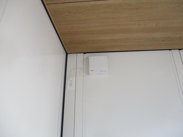 京都府亀岡店/展示場の新棟ユニットハウス・プレハブ・コンテナハウス38MSL(2.43坪)の各設備の換気扇