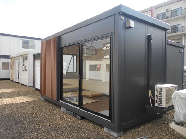 宮城県仙台茂庭店/展示場の新棟ユニットハウス・プレハブ・コンテナハウス47MSL EXTRA SPACE(3.02坪)の本体の外観