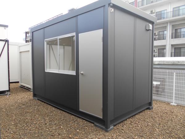 宮城県仙台茂庭店/展示場の新棟ユニットハウス・プレハブ・コンテナハウス38MSL(2.43坪)の本体の外観