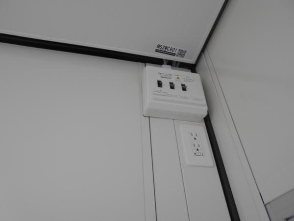 宮城県仙台茂庭店/展示場の新棟ユニットハウス・プレハブ・コンテナハウス38MSL(2.43坪)の各設備の分電盤