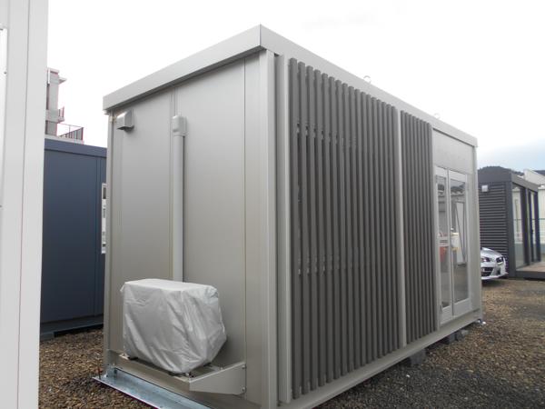 宮城県仙台茂庭店/展示場の新棟ユニットハウス・プレハブ・コンテナハウス47MSL(3.02坪)の本体の外観