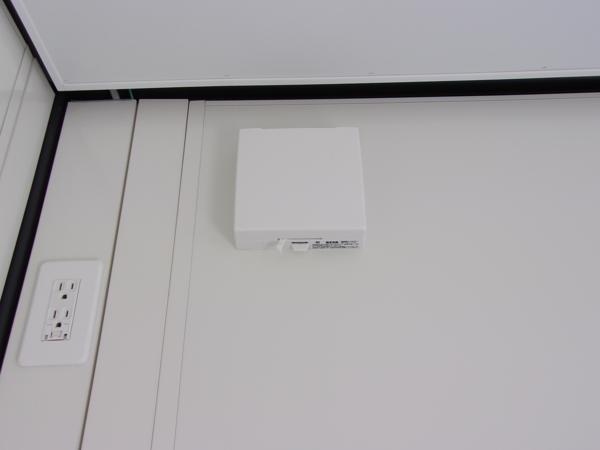 福島県白河店/展示場の新棟ユニットハウス・プレハブ・コンテナハウス38MSL(2.43坪)の各設備の給気口