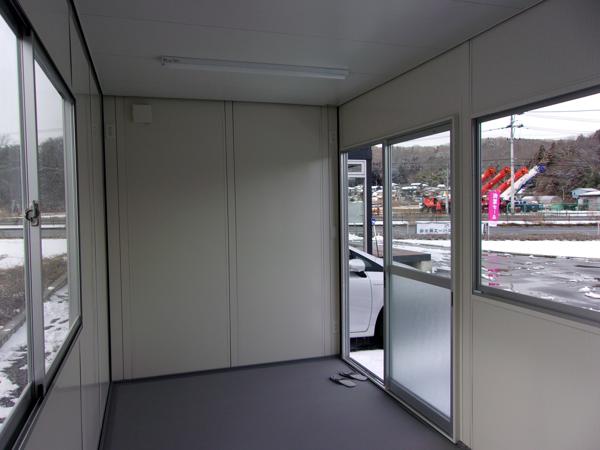 福島県白河店/展示場の新棟ユニットハウス・プレハブ・コンテナハウス47MSL(3.02坪)の本体の内観