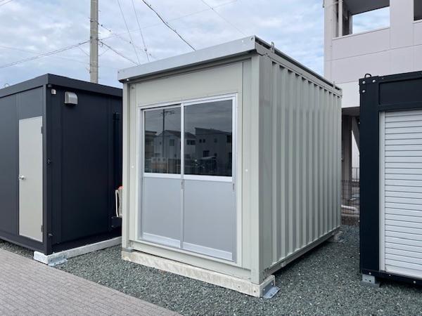 静岡県浜松南総合展示場の中古ユニットハウス・プレハブ・コンテナハウスCT-32JG(2.16坪)の本体の外観