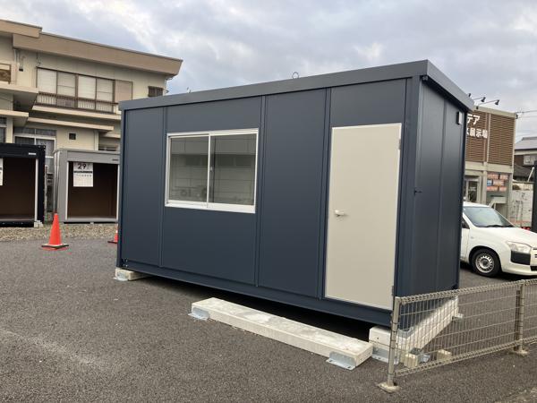 愛媛県新居浜店/展示場の新棟ユニットハウス・プレハブ・コンテナハウス47MSL(3.02坪)の本体の外観
