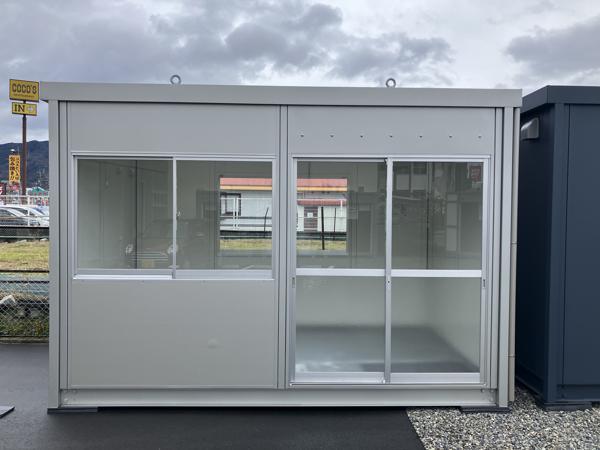 広島県広島八木店/展示場の新棟ユニットハウス・プレハブ・コンテナハウス38MSL(2.43坪)の本体の外観