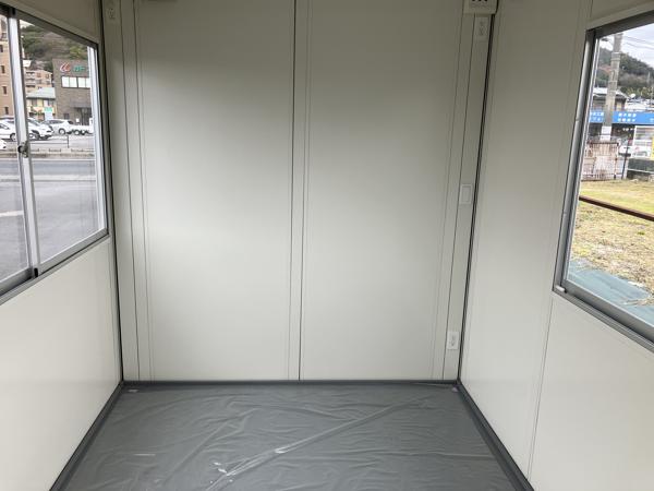 広島県広島八木店/展示場の新棟ユニットハウス・プレハブ・コンテナハウス38MSL(2.43坪)の本体の内観