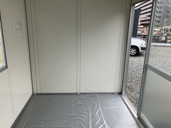 広島県広島八木店/展示場の新棟ユニットハウス・プレハブ・コンテナハウス38MSL(2.43坪)の本体の内観