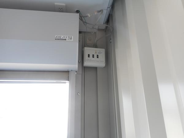 石川県金沢店/展示場の中古ユニットハウス・プレハブ・コンテナハウスCT-32JG(2.16坪)の各設備の分電盤