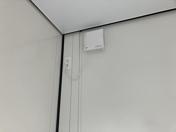 富山県高岡店/展示場の新棟ユニットハウス・プレハブ・コンテナハウス47MSL(3.02坪)の各設備の給気口